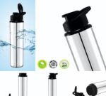 HAPPY HOME Stainless Steel Sports Water Bottles - Pack of 2 - Image 2