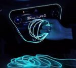 Ice Blue El Wire 5m with Car Dashboard Plug - Image 2
