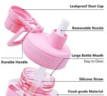Stay Refreshed and Stylish with ATARANGI Kawaii Bear Water Bottle - White - Image 2