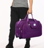 Frontsy Polyester 65 L Duffle Bags with Wheels for Travel
