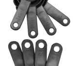 8 Pcs Plastic Baking and Cooking Measurement Set - 4 Measuring Cups & 4 Spoons - Image 3