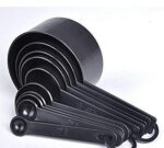 8 Pcs Plastic Baking and Cooking Measurement Set - 4 Measuring Cups & 4 Spoons - Image 4