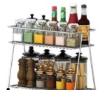 Stainless Steel 2-Tier Kitchen Rack and Organizer - Image 3
