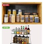 Stainless Steel 2-Tier Kitchen Rack and Organizer - Image 4