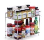 DEALKART STORE Big Size Stainless Steel 2 Layer Kitchen Spice Rack