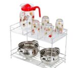 DEALKART STORE Big Size Stainless Steel 2 Layer Kitchen Spice Rack - Image 2