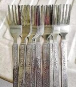PURE STAINLESS STEEL SPOON AND FORK PACK OF 24 PCS - Image 3