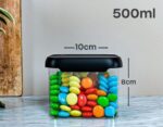 Shreenathji Air-Tight 500ml Storage Jar & Container Set - Pack of 12 - Image 3