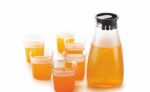 Plastic Unbreakable 1 Water Lemon Juice Jug and Drinking Plastic Transparent Water Glass Set 6 Pieces Glass Combo Set for Dining Table